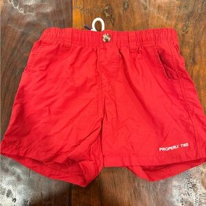 Properly Tied Kids Red Shorts